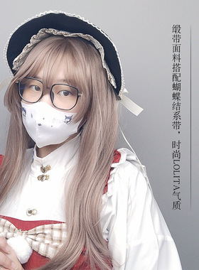 可爱古典lolita洛丽塔蕾丝蝴蝶结洛芙德bb帽手作bnt发帽
