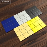 Северный стиль -все -тилевое черно -белое клетчатое настенное кирпичная мозаика маленькая квадратная плитка цветовая настенная плитка кухонная туалетная плитка на пол