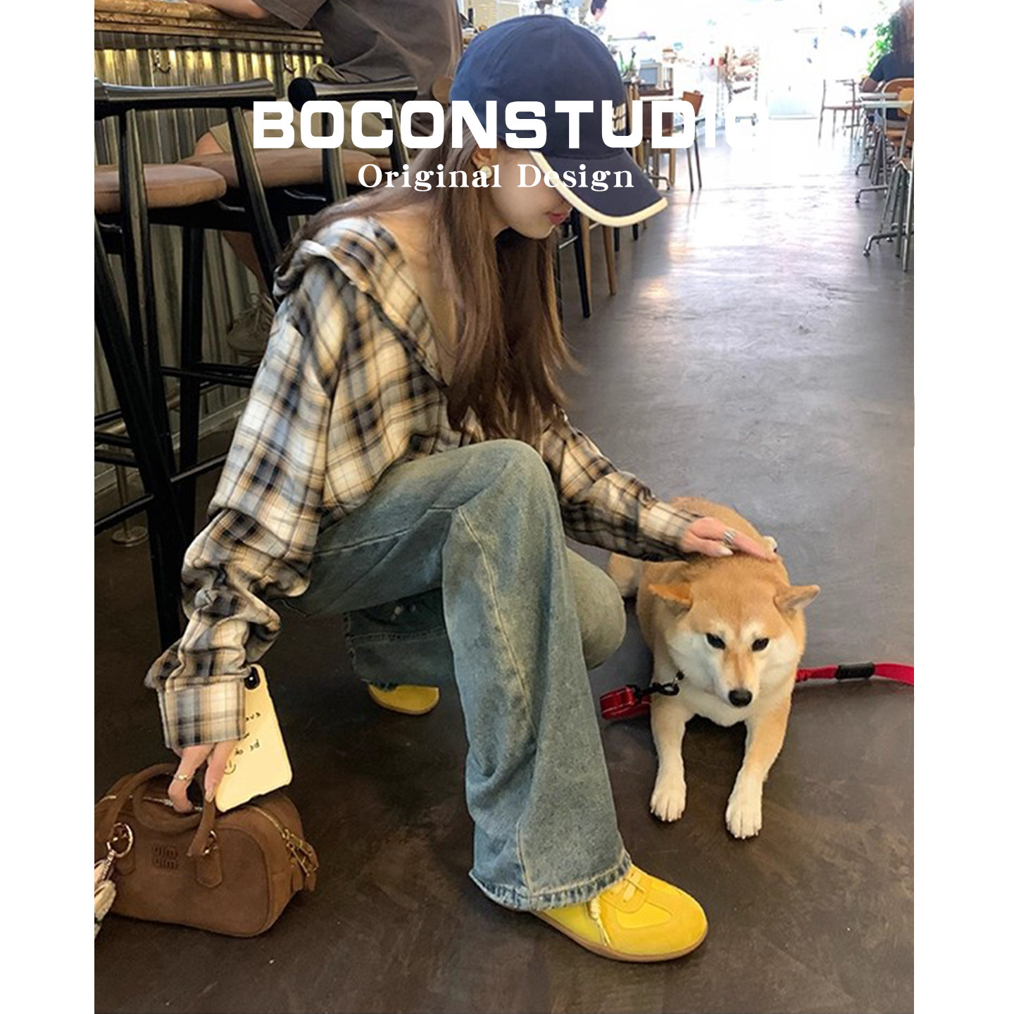 真皮韩系复古阿甘鞋系带拼色圆头百搭舒适休闲板鞋女内增高德训鞋,淘宝优惠券,粉丝福利购,淘宝优惠卷