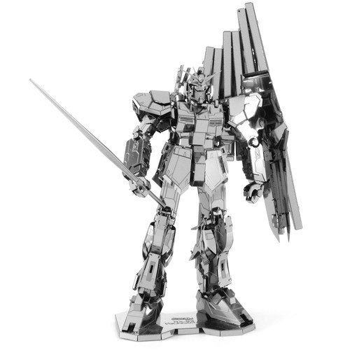 纯金属立体拼图GUNDAM敢达高达免胶拼装模型 RX-93日本白色高达 - 图3