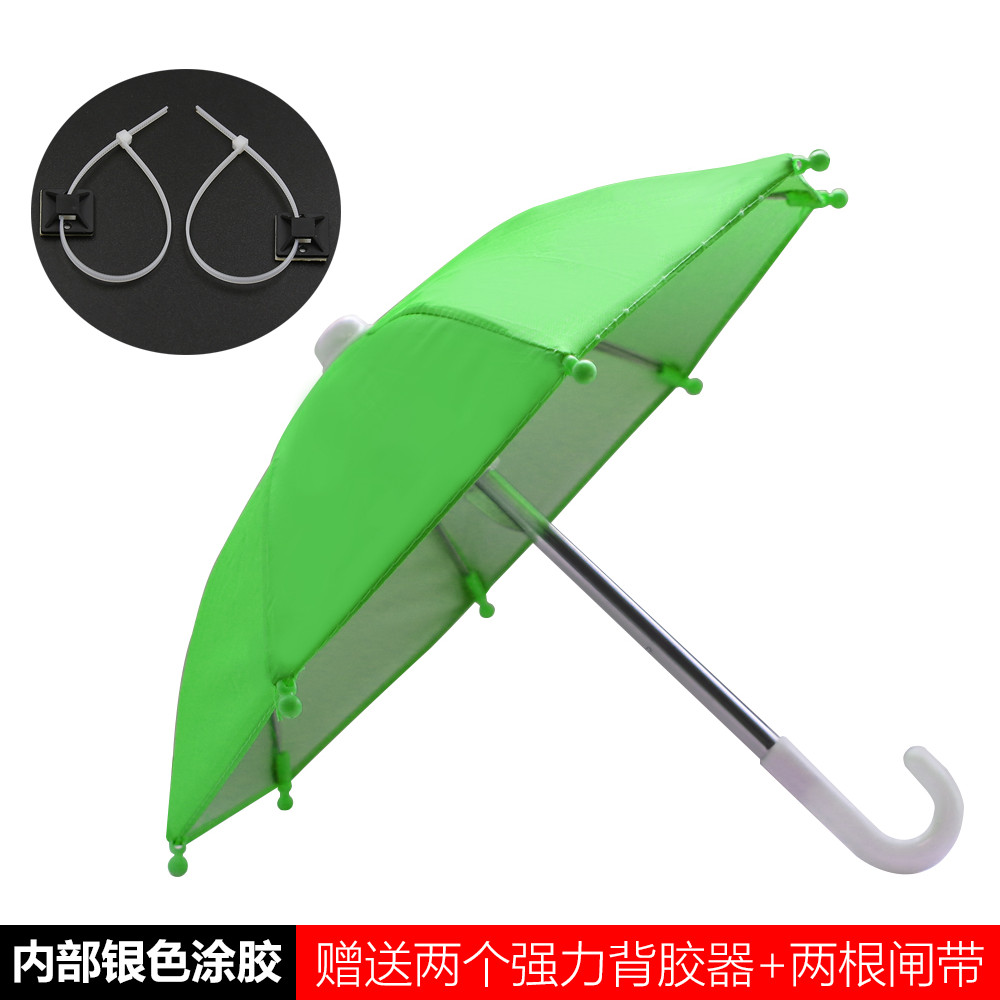 美团外卖小雨伞玩具伞迷你骑送餐电动车遮阳挡雨手机支架摩托机车