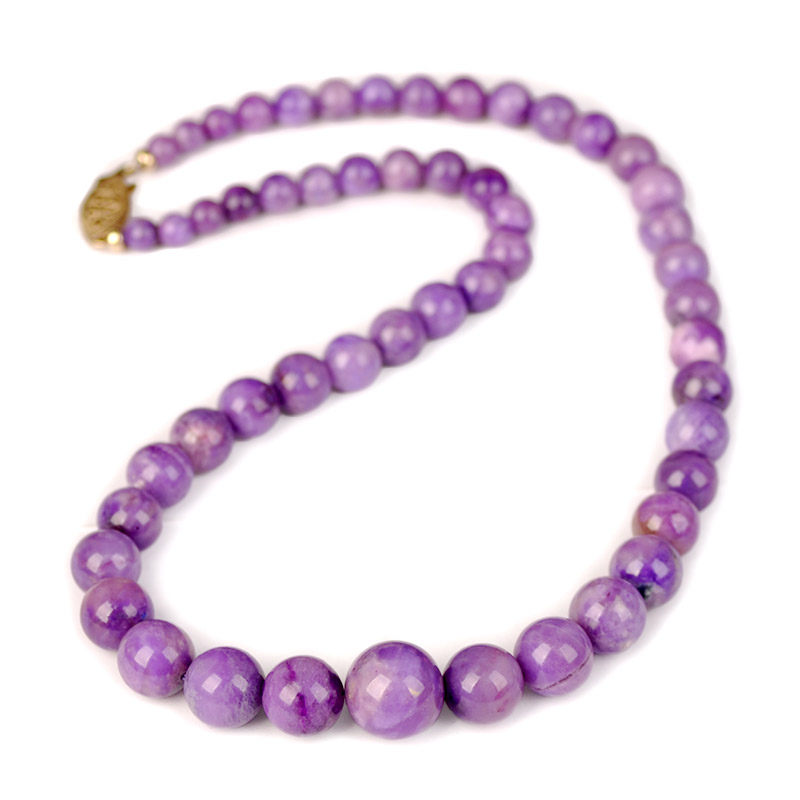 露西奇舒俱来女樱花紫苏纪石塔链 露西奇项链