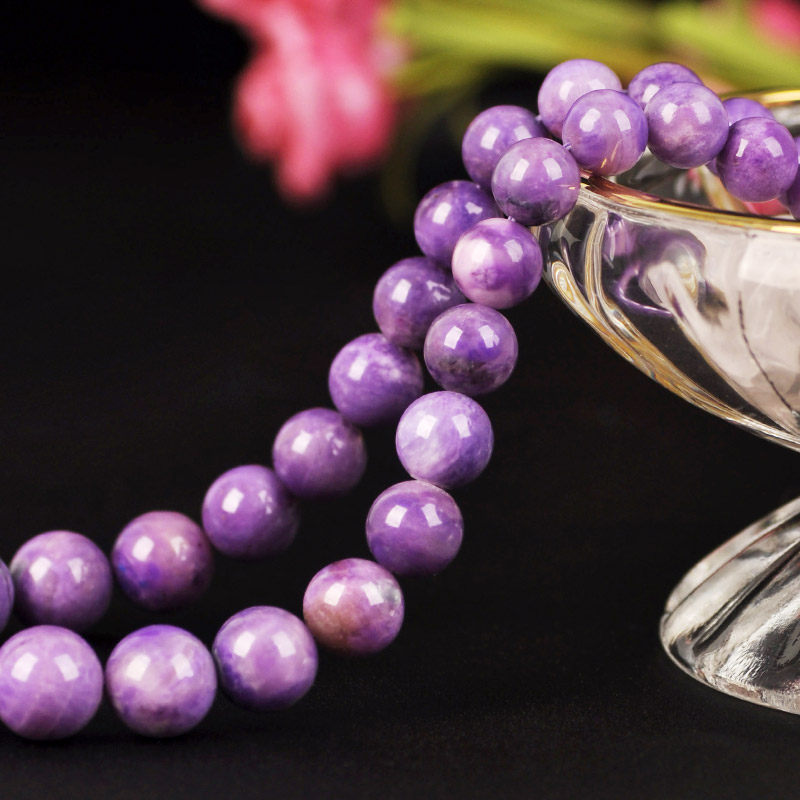 露西奇舒俱来女樱花紫苏纪石塔链 露西奇项链