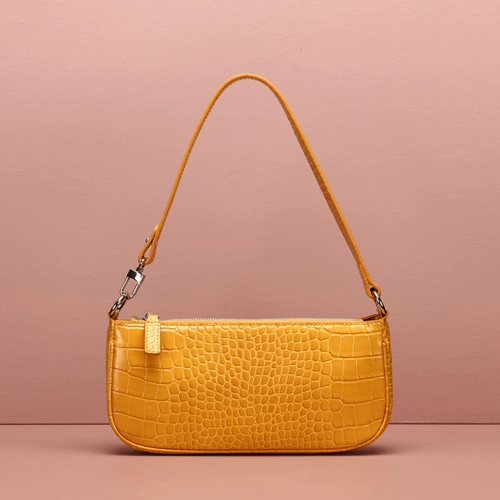 Сумка подмышку, сумка через плечо, портативная ручка на одно плечо, изысканный стиль, крокодиловый принт