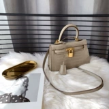 Небольшая кожаная маленькая сумка через плечо, коллекция 2021, из натуральной кожи