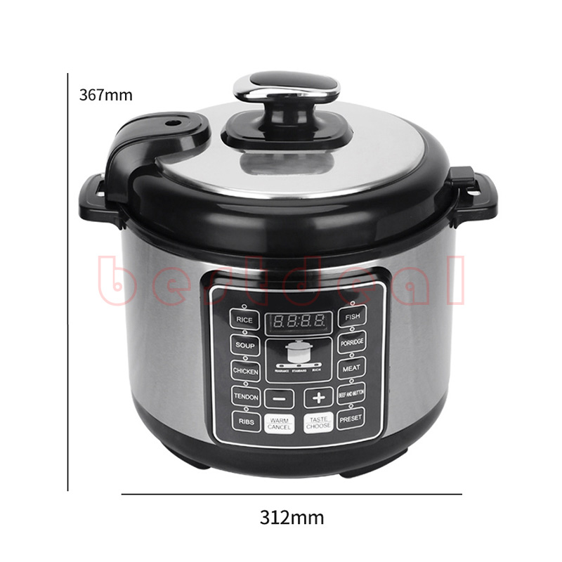 6L English intelligent Electric pressure cooker rice cooker - 图2