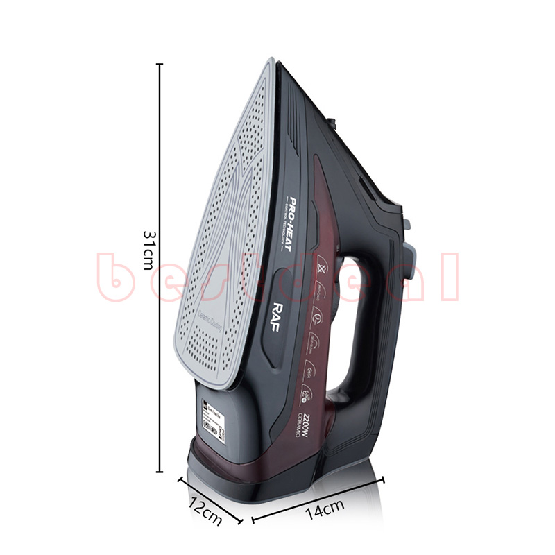 English Cordless Electric Steam Iron Wireless iron英文电熨斗-图1