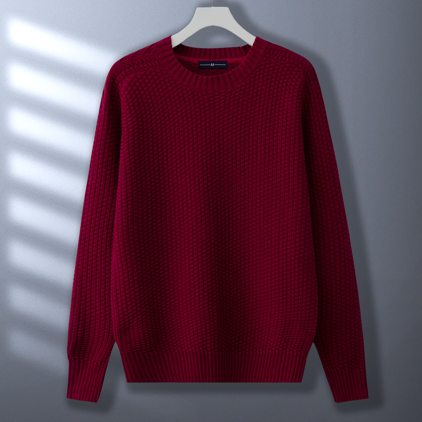 2025秋冬季长袖毛衣男百搭打底衫休闲纯棉线衣线衫潮牌圆领针织衫,淘宝优惠券,粉丝福利购,淘宝优惠卷