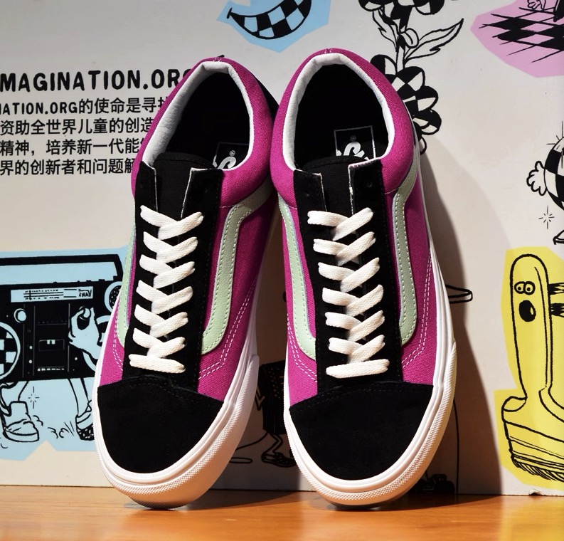 VANS/万斯 百搭高低帮特价休闲帆布鞋VN000EWZBLK VN000D5INVY - 图2