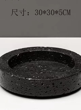 现代轻奢天然大理石绿植花盆售楼部茶几植物花器软装家居饰品