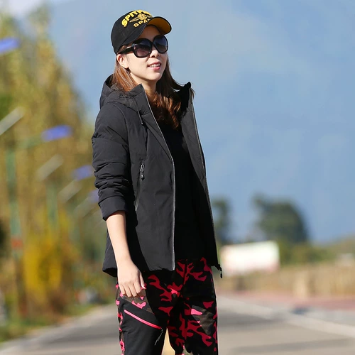 Дорожный зимний ветрозащитный пуховик, удерживающий тепло кардиган с пухом, куртка, увеличенная толщина