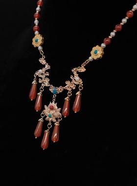 后雨山金玉良缘软璎珞红玛瑙