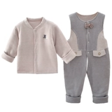 Комбинезон подходит для мужчин и женщин для девочек, детские штаны, стеганая детская куртка, комплект, 1 лет, осенний