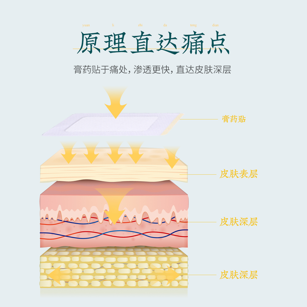 云禾堂颈椎痛贴膏正品消富贵包消除贴疏通颈部肩颈颈椎病专用神器 - 图2