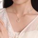 Zhou Taisheng gold and jade safety buckle pendant