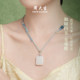 Zhou Taisheng Hetian Jade Ping An Wu Shi brand pendant for men and women