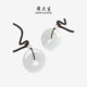 Zhou Taisheng natural jadeite safety buckle pendant bean seed