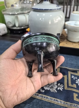 9cm毛公鼎仿古青铜器工艺礼品收藏装饰家居摆件洛阳英爵烟涧柏成