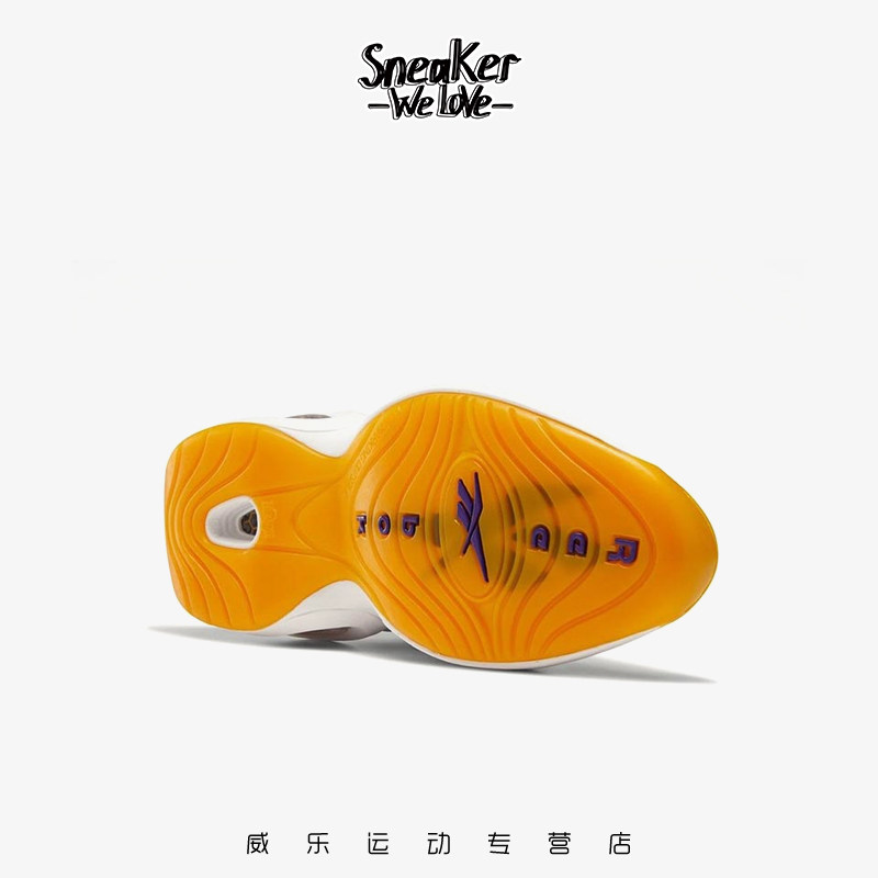 reebok艾弗森湖人配色fx4278篮球鞋 威乐运动篮球鞋