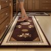 Thick blended jacquard kitchen floor mat non-slip absorbent mat