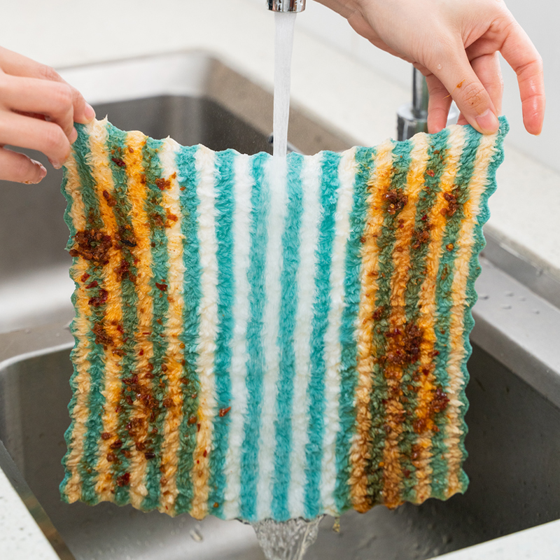 East/伊司达抹布洗碗布吸水擦巾家用厨房多用组合清洁布 - 图2