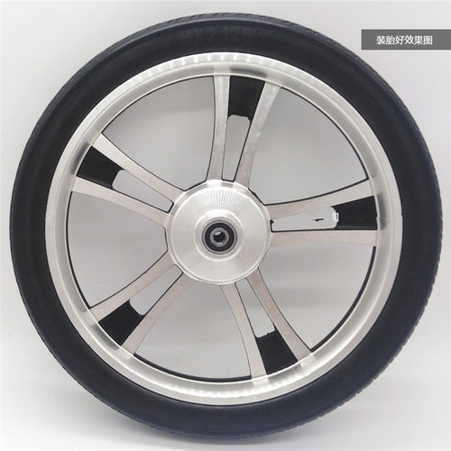 14寸14x2.125电动车实心胎锂电车轮胎免充气轮胎真空胎14*2.5外胎 - 图2