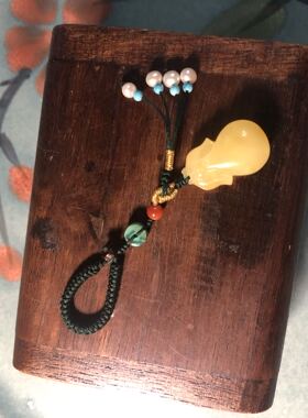 纯天然无优化旗袍汽车钥匙扣吊坠