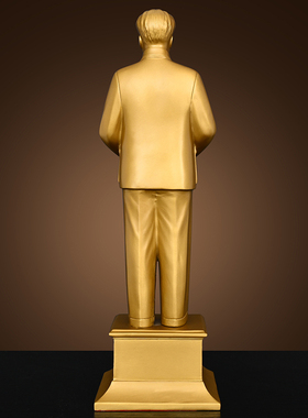 毛主席铜像招挥手全身像摆件