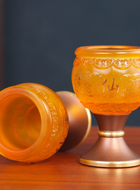 琉璃合金酒杯茶杯水杯供杯家用