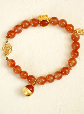 原创设计飘花南红玛瑙