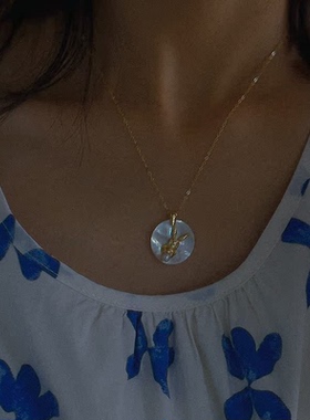 仙宫玉兔丨天然珍珠纯银项链