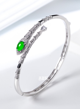 银手镯女款2026新款开口轻奢高级