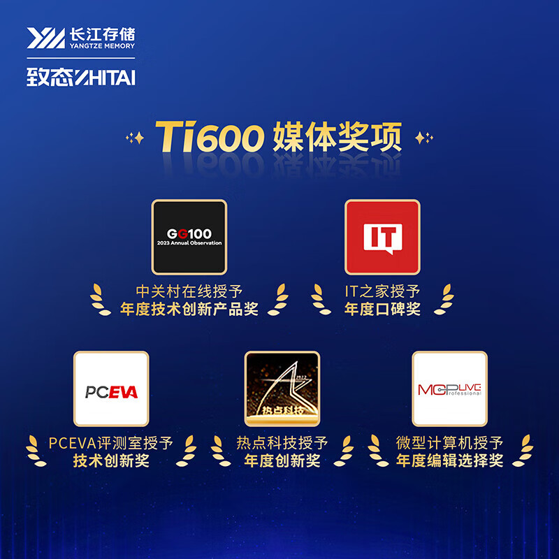 致态Ti600 1T 2T 4T SSD固态硬盘长江存储M.2 PCIE4.0 NVMe电脑 - 图0