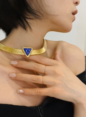 百搭项圈ins镀金欧美简约