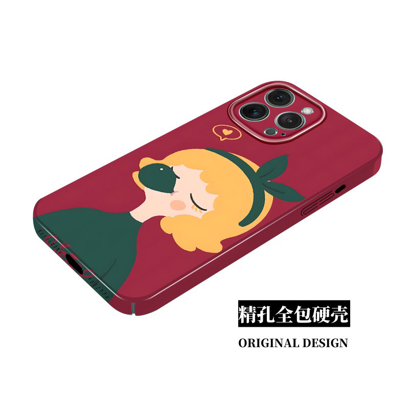 萌妹吹泡菲林手机壳适用苹果iphone16promax华为nova12UltraVIVOX100Pro小米14ultra一加13荣耀Magic7pro红米 - 图2