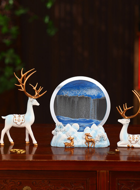 福禄办公室淡清香树脂摆放礼盒装