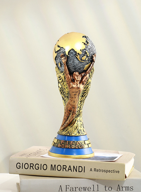 2026大力神杯世界杯1：1国家队奖杯模型梅西C罗足球装饰摆件