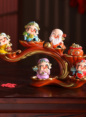 沃高树脂摆件中式客厅