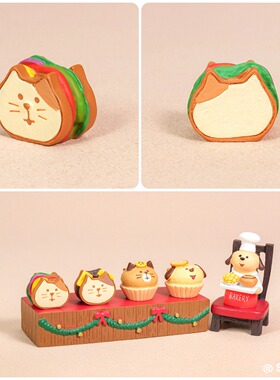树脂小猫桌面摆件可爱开业礼品