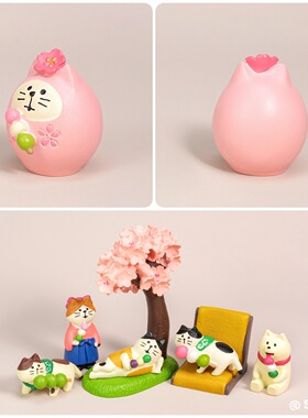 ＜樱花系列＞情绪稳定器萌趣摆件