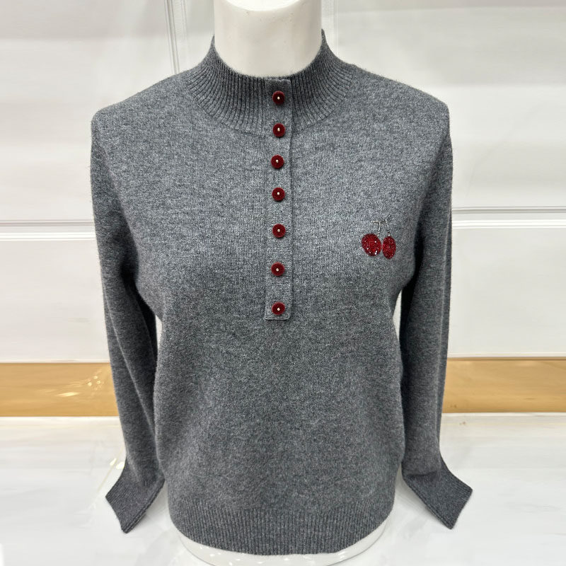 妈妈羊毛衫高贵洋气中老年人毛衣女装针织衫打底上衣依卡璐羊毛衫,淘宝优惠券,粉丝福利购,淘宝优惠卷