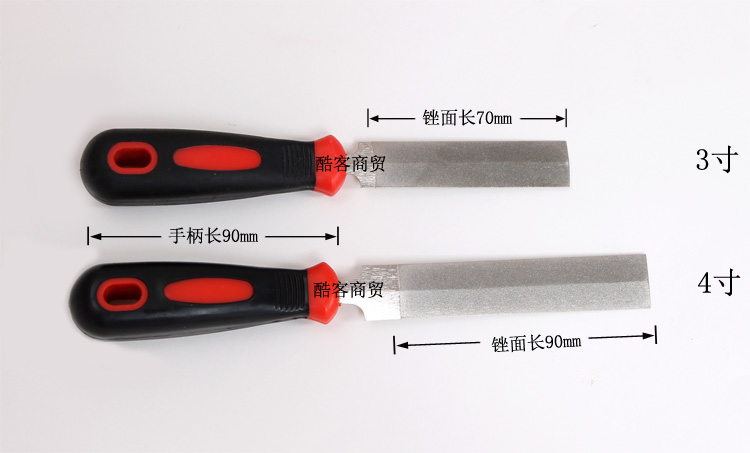 日本锯子专用锉刀 金刚石菱形锉 磨超硬淬火合金锯 工具 日本锯锉 - 图3