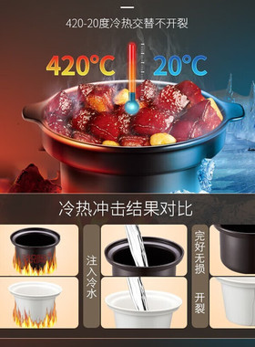 苏泊尔电炖锅中华炽陶煲汤煮粥4L