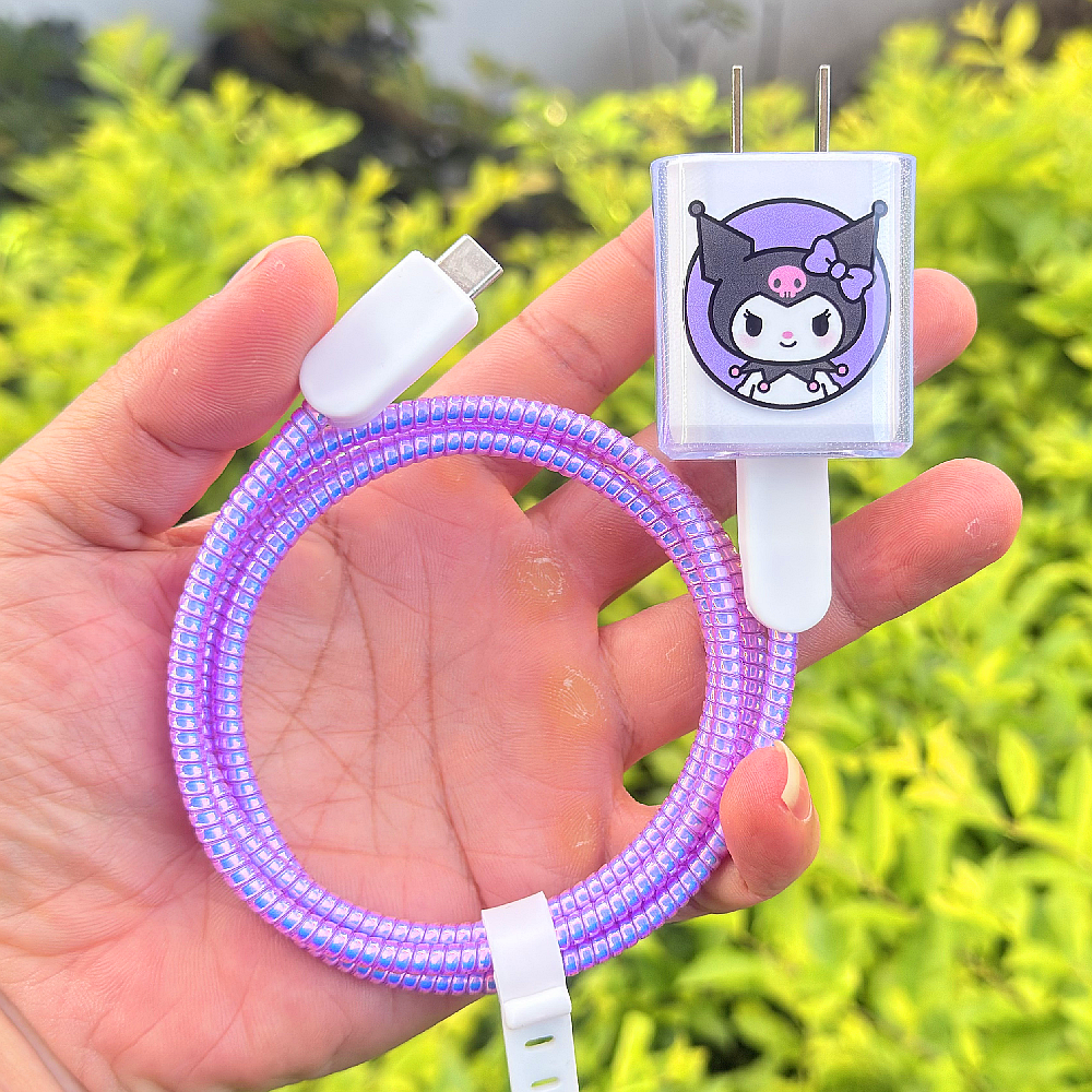 适用Huntkey航嘉45W充电器卡通壳苹果17 16 promax数据线保护套绳,淘宝优惠券,粉丝福利购,淘宝优惠卷