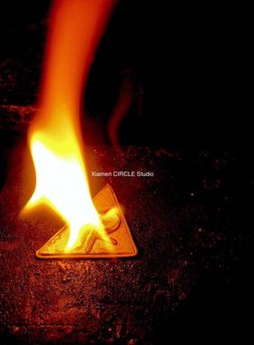 原创设计风暗黑手工做旧纹理吊坠