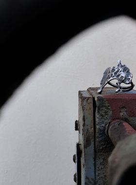 手工纯银原创小众设计戒指