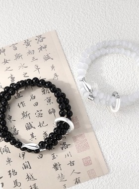 锦鲤莫比乌斯环情侣手链男女一对