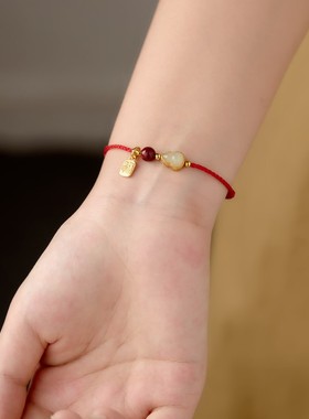 2025新款福禄葫芦本命年红绳手链