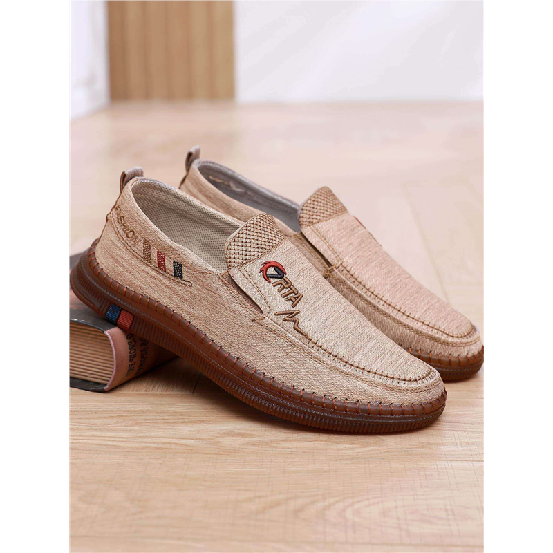 老北京布鞋男单鞋春秋中老年爸爸鞋一脚蹬牛筋底休闲鞋男透气防滑,淘宝优惠券,粉丝福利购,淘宝优惠卷