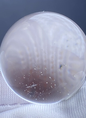 天然水晶黄铜矿吊坠圆珠DIY铜矿单珠饰品项链20.5mm一物一图